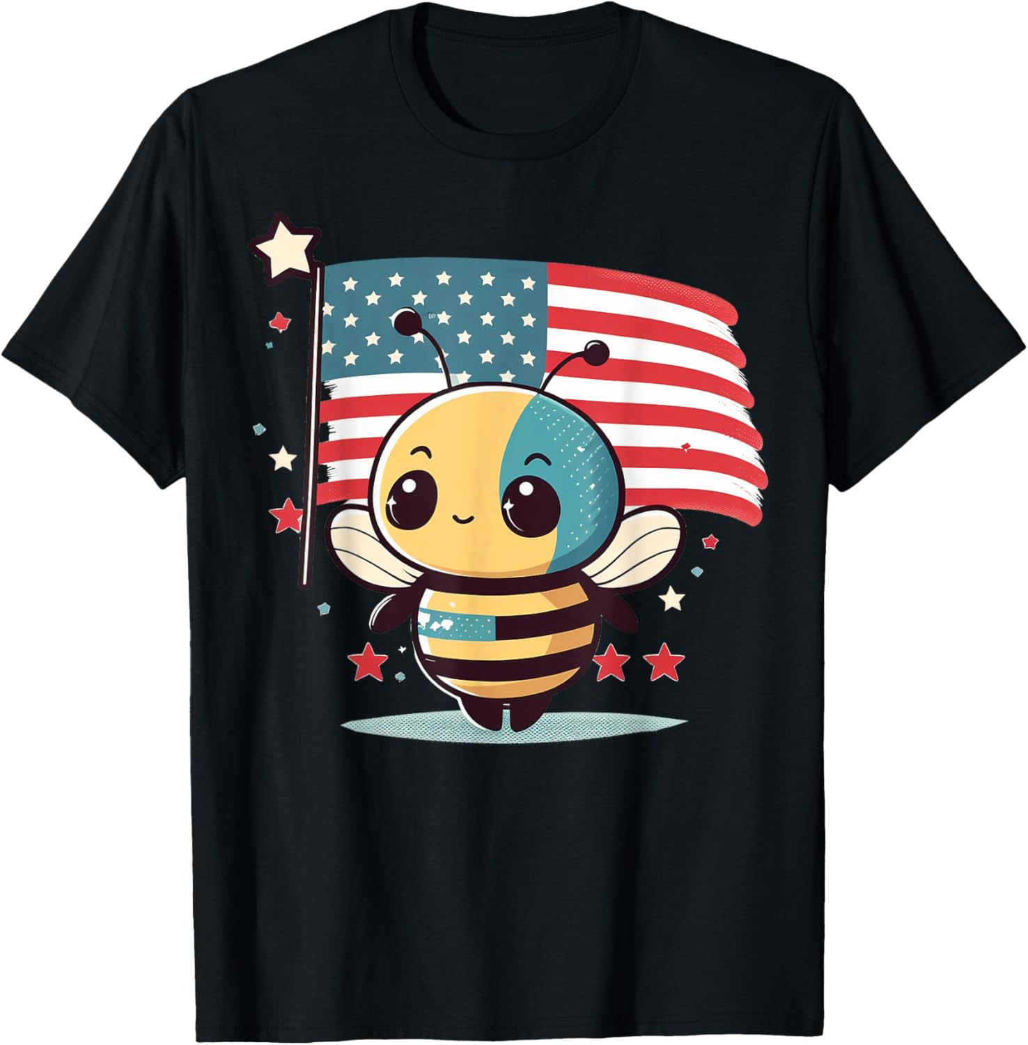 Usa 4Th Of July Bee On Patriotic American Bee