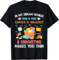 Funny Crochet Yarn Coffee Lover Knitting Collecting Yarn