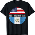 Half American Half Guatemalan Usa Flag Guatemala Heritage