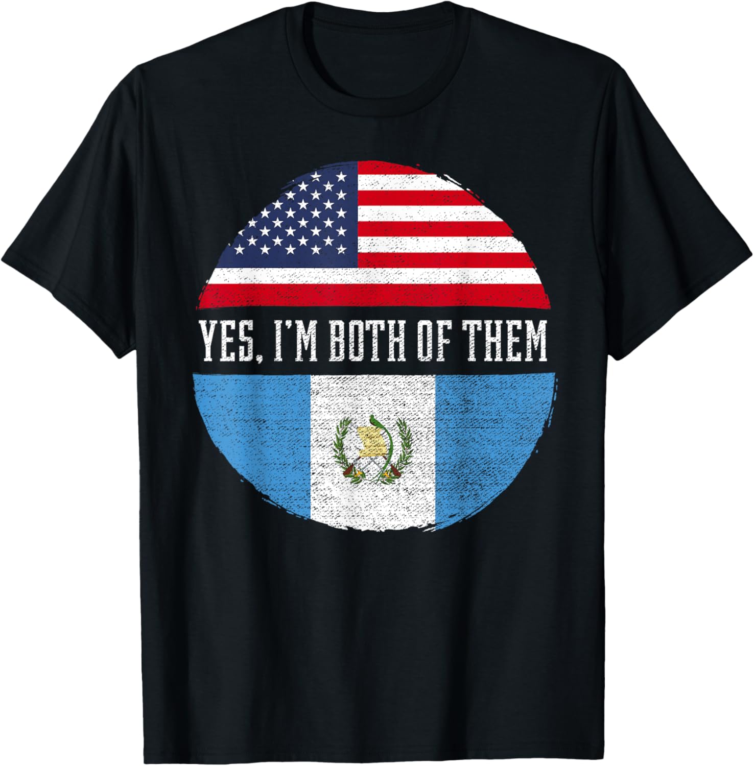 Half American Half Guatemalan Usa Flag Guatemala Heritage