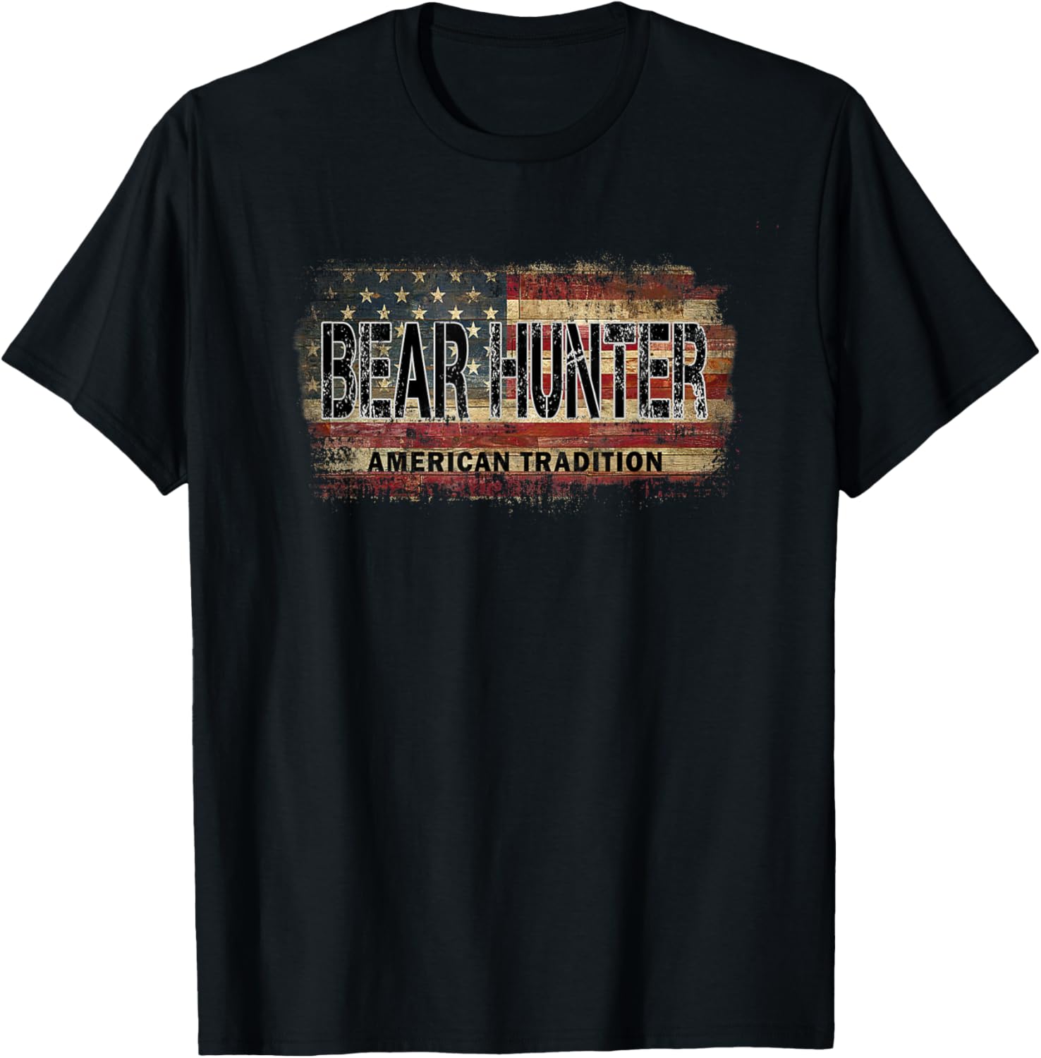 American Flag Bear Hunter