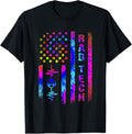 Usa Flag Rad Tech Tie Dye Radiology X Ray Technologist