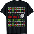 Merry Stitchmas Ugly Sweater Crocheting Yarn Christmas