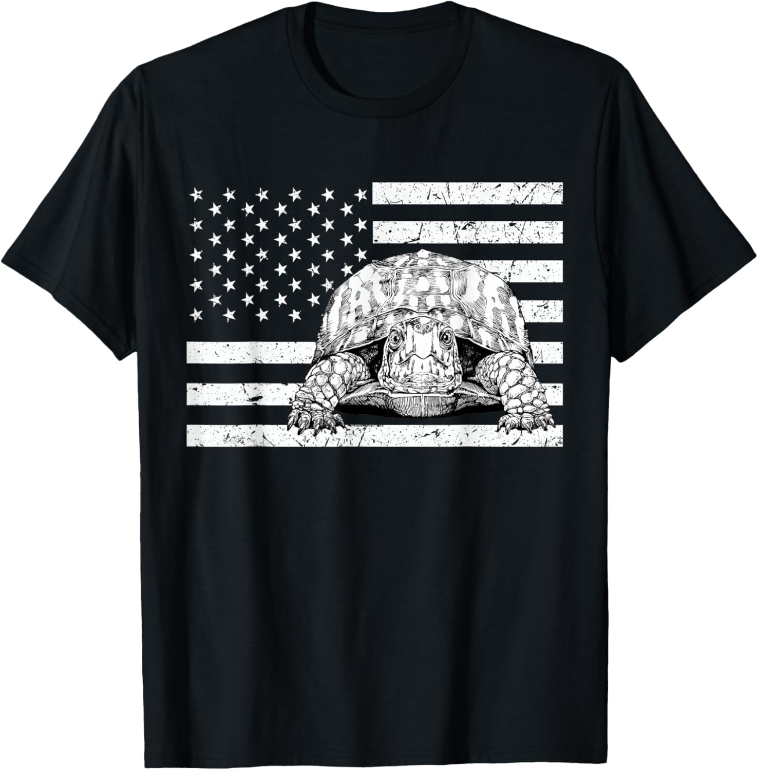 Eastern Box Turtle 4Th Of July Us American Flag Patriotic