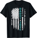 Promoted To Daddy 2024 Us American Flag For New Dad To Be