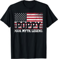 Poppy The Man Myth Legend American Flag Fathers Day