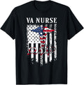 Va Nurse American Usa Flag Patriot Veterans Day 4Th Of July