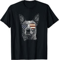 4Th July Dog Lover Blue Heeler Usa Flag Sunglasses Shades