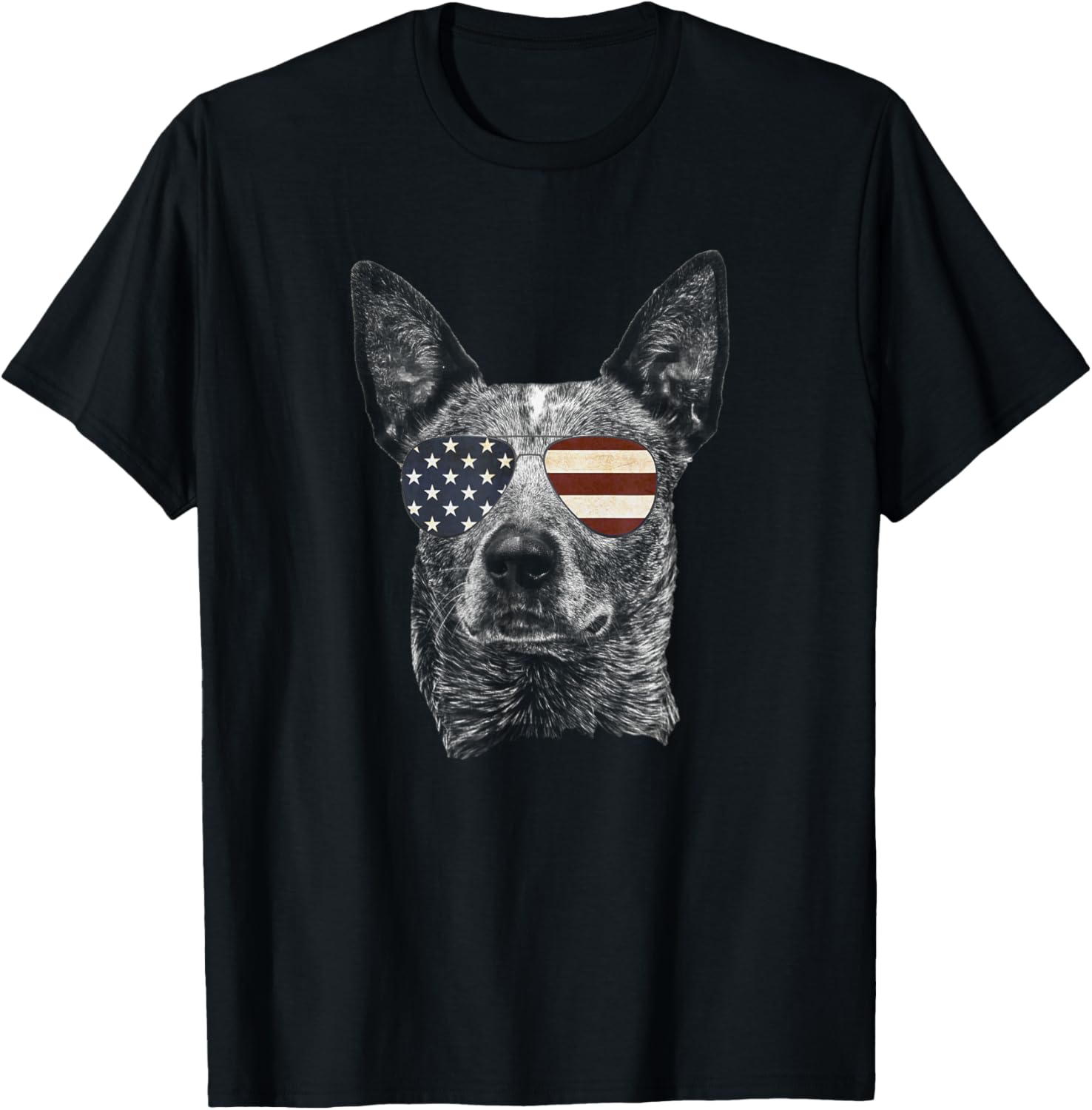 4Th July Dog Lover Blue Heeler Usa Flag Sunglasses Shades