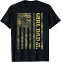 Camo Dad American Flag Camouflage Girl Dad Est 2024 Of Girls