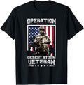 Veteran Shirt Operation Desert Storm Tees Men Women Usa Gift