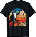 Funny Retro Best Cat Whisperer With Fist Bump Gift