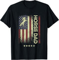 Usa American Flag Horse Dad