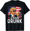 Donald Drunk Trump Drink Beer 4Th Of July American Flag
