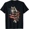 Wolf Outfit Patriotic Wolves 4Th Of July Usa American Flag