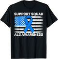 Support Squad Als Awareness Month Usa American Flag Men Dad