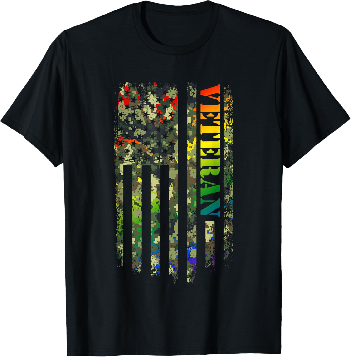 Veteran Lgbtq Gay Pride Military American Flag