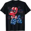 Patriotic Balloon Dog Fourth Of July Dog Lover