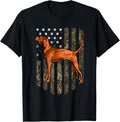 Camo American Flag Redbone Coonhound 4Th Of July Usa