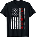 Distressed Us American Flag Father Shirt Best Dad Ever