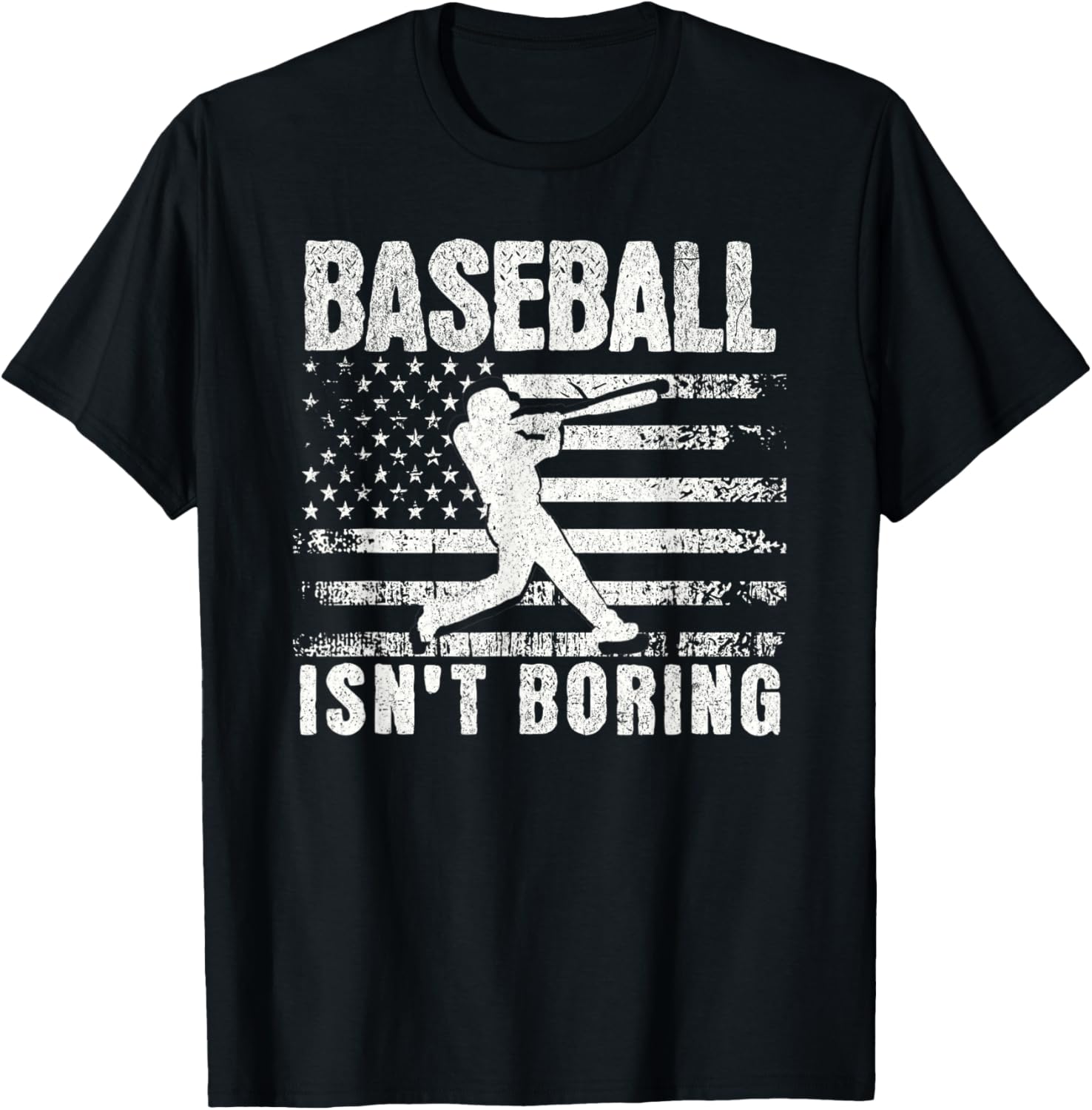 Baseball Isnu2019T Boring Usa Flag