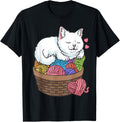 Quilting Crochet Crocheting Knitting Sewing Yarn Cats