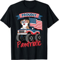 Proudly Pawtriotic Funny Shih Tzu Usa Flag For Boy Girl Kids