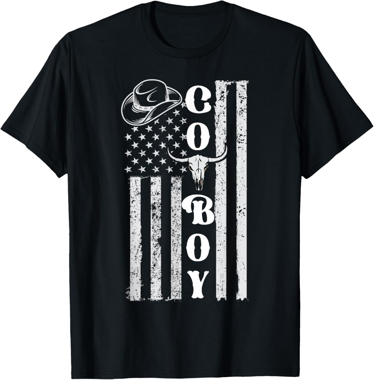 Western Country Men Teen Boy Tee Rodeo Southern Retro Cowboy