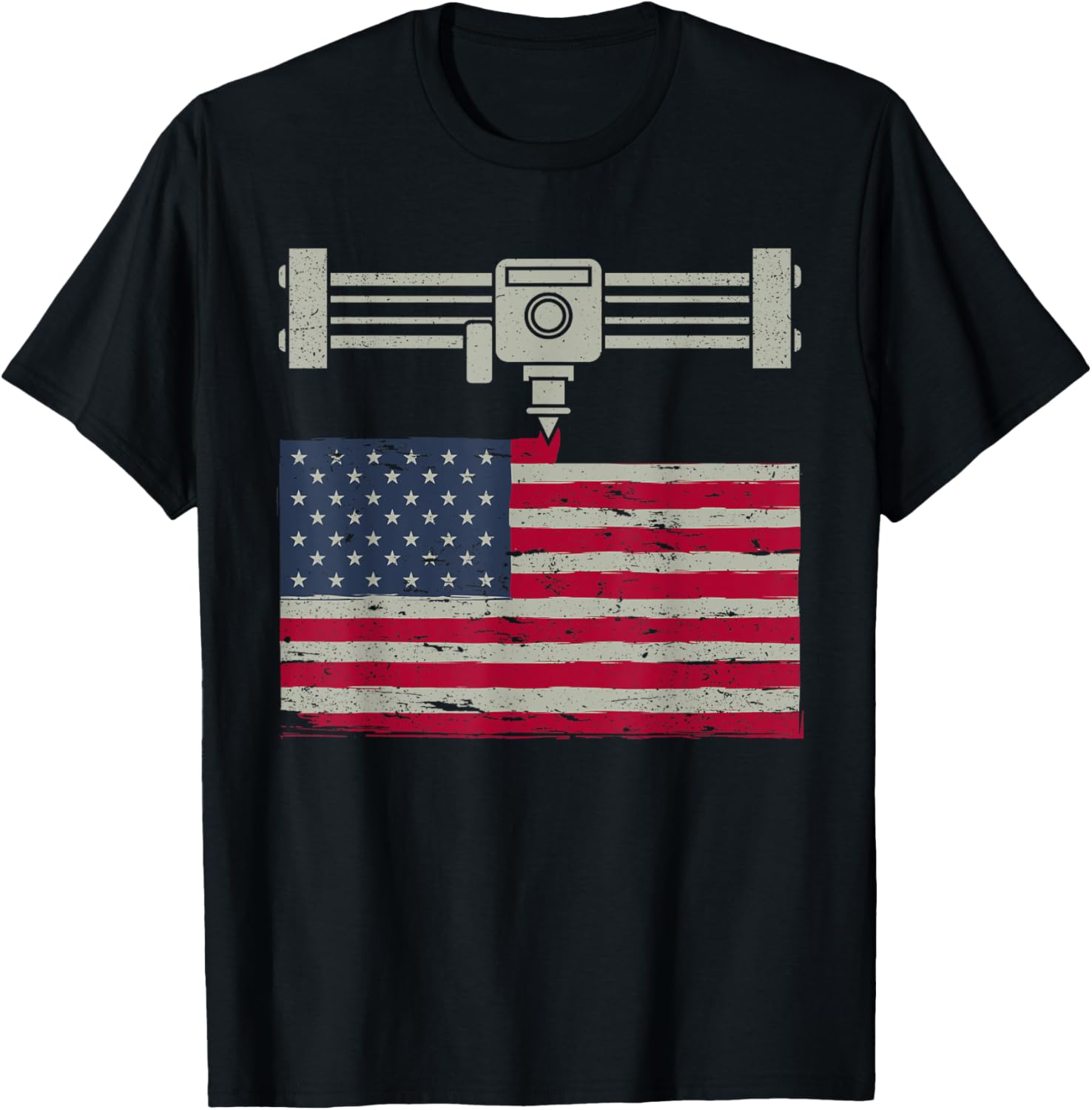 3D Printer Usa Flag 3D Printing Patriotic Us