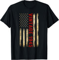 Vintage 1945 Made In 1945 American Flag 80Th Birthday Gifts