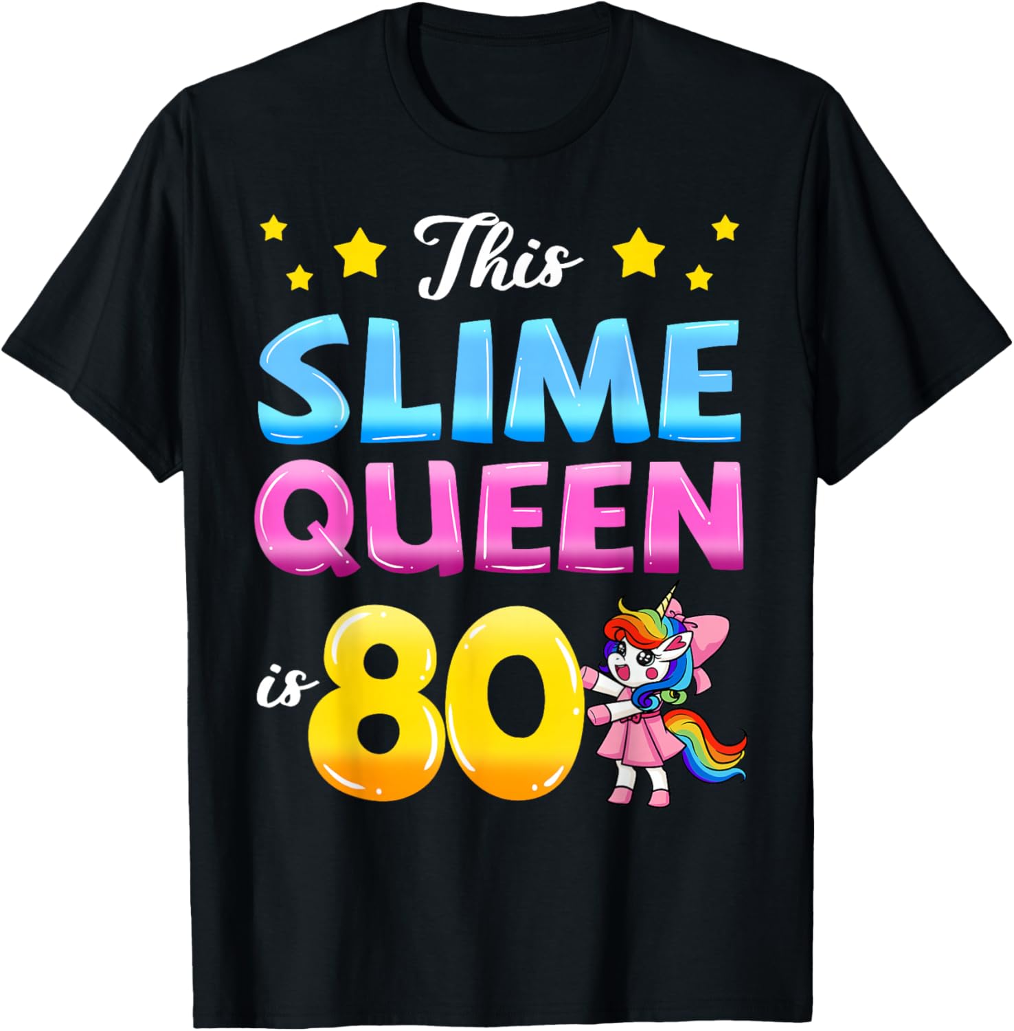 Slime Queen 80th Birthday Crafter Sensory Play Squish Maker