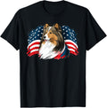 Usa 4Th Of July Sheltie Patriotic American Shetland Sheepdog