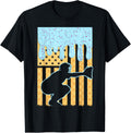 Ice Cream Baseball Drip Boys Catcher American Flag 4Th July