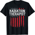 Radiation Therapist Proud American Flag Usa Patriotic