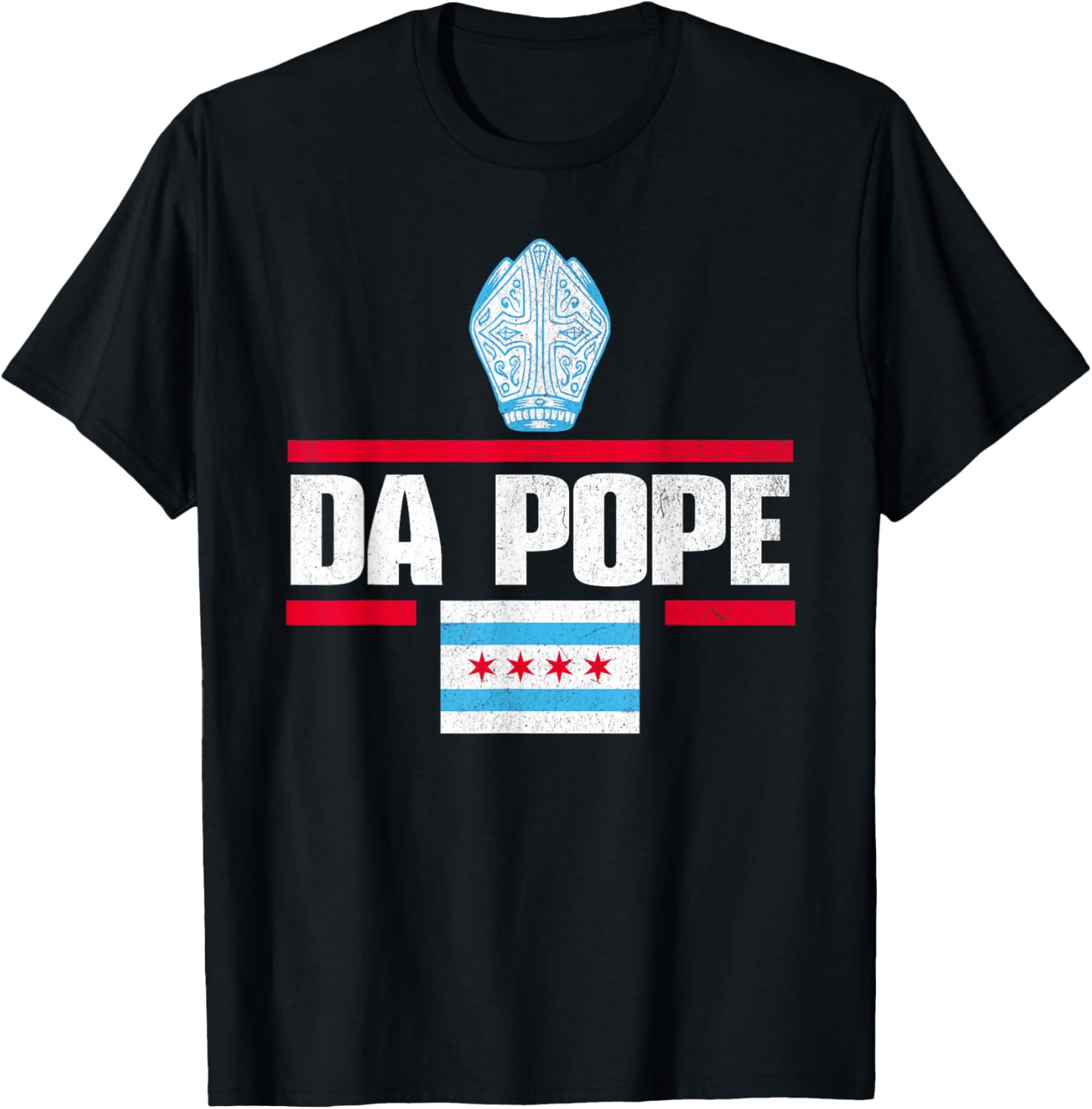 Da Pope Leo Xiv Chicago Flag Usa