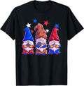Patriotic Gnomes 4Th Of July Shirt Women American Flag Usa