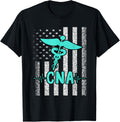 Nursing Cna Certified Nurse Assistant American Flag Vintage