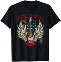 American Flag 4Th Of July Guitar
