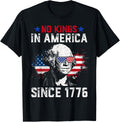 No Kings In America Since 1776 Vintage Distressed Usa Flag