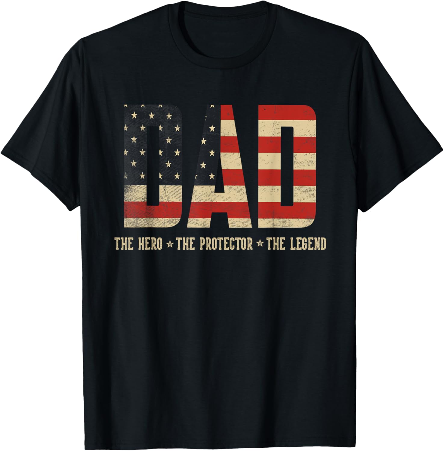 Dad Protector Hero Legend Usa Flag Dad Fathers Day