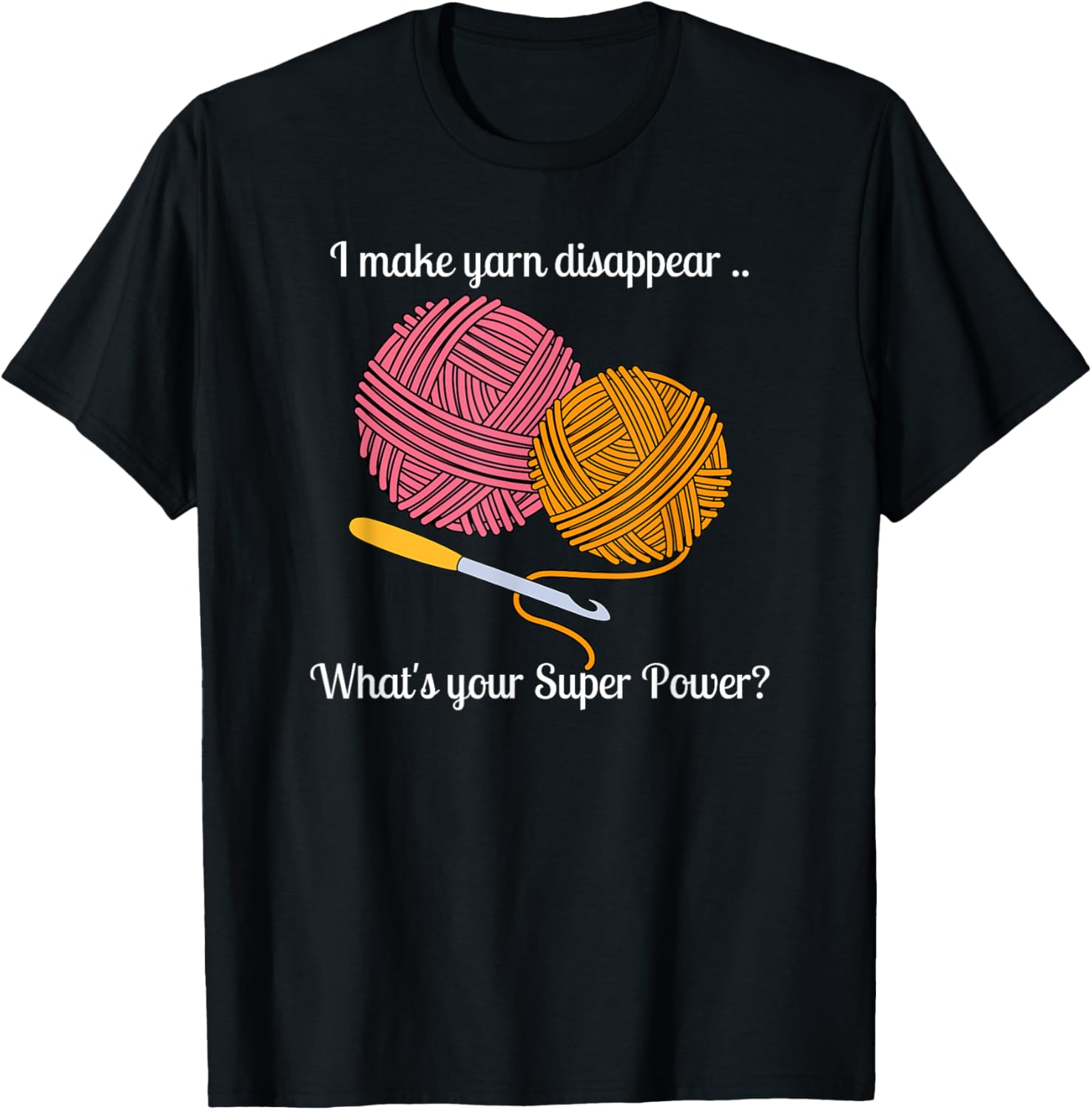 I make yarn disappear - What's your super power