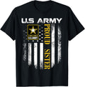 Vintage Us Army Proud Sister With American Flag Gift