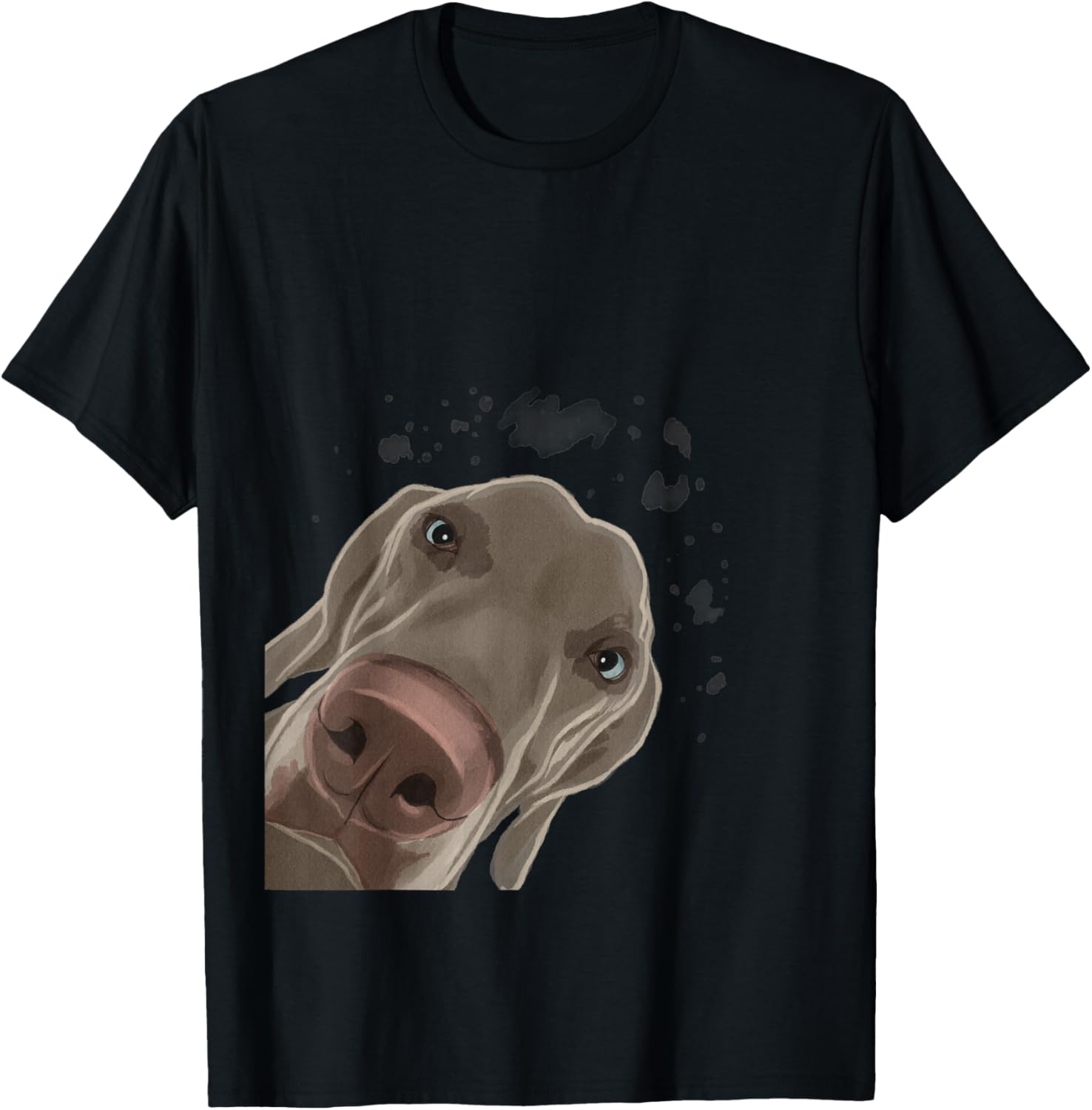 Funny Curious Dog Weimaraner Men Women Kids
