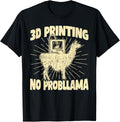 3D Printing No Problllama Funny Llama 3D Printer