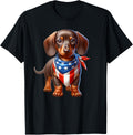 Dachshund Puppy 4Th Of July Kids