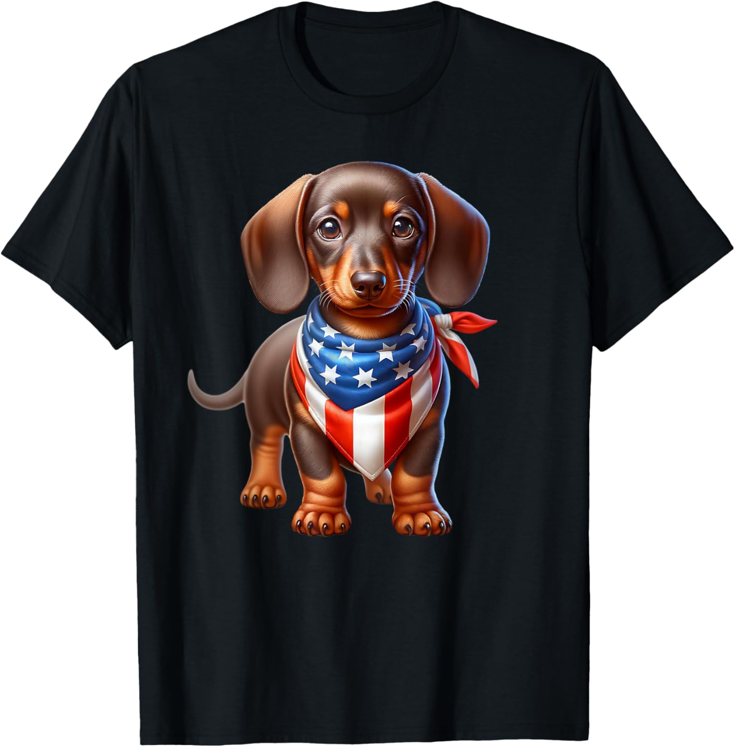 Dachshund Puppy 4Th Of July Kids