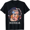 Bernese Mountain Dog Merica Patriotic 4Th Of July Usa Flag