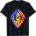Super Moldovan Heritage Moldova Roots Usa Flag