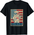 Care Bears 4Th Of July America Cares Vintage Flag Poster