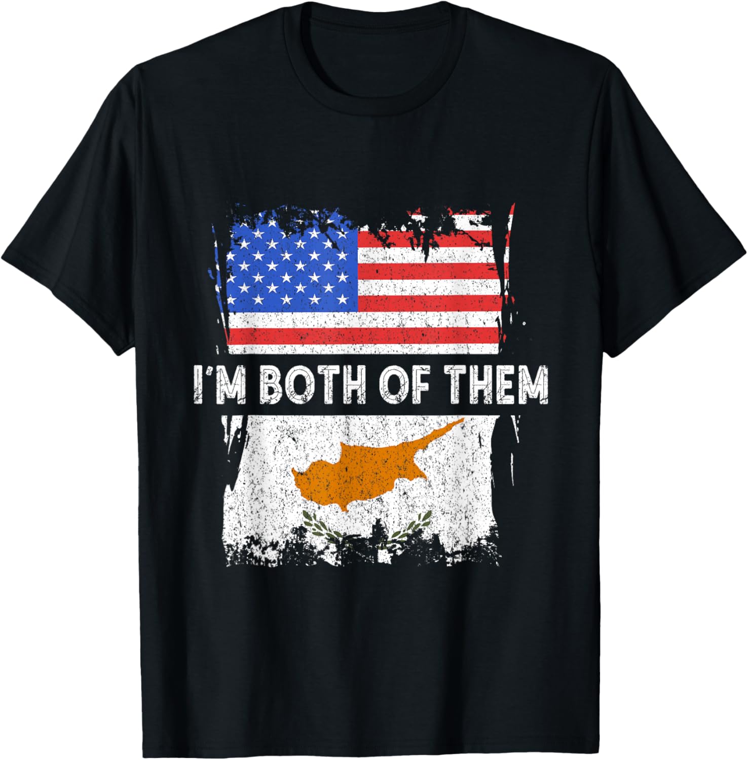 Cyprus Flag Im Both Of Them Usa America Cypriot Pride